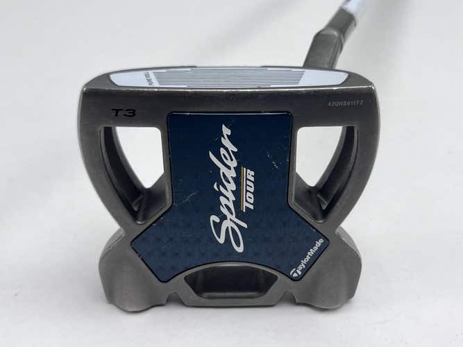 TaylorMade Spider Tour T3 Small Slant Putter 35" Superstroke Pistol 1.0 Mens RH