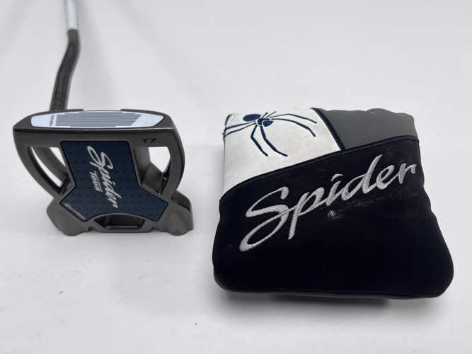 LEFTY TaylorMade Spider Tour T7 Putter 35" Superstroke Pistol 1.0 Mens LH HC