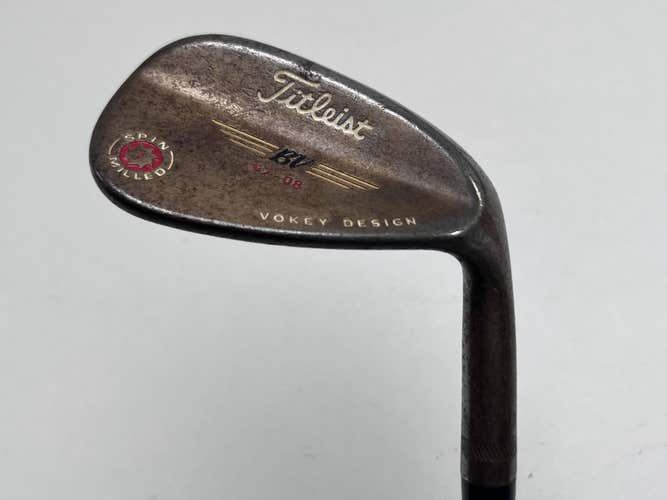 Titleist Vokey Spin Milled Oil Can 2009 Wedge 52* 8 Bounce Wedge Steel Mens RH