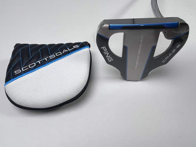 Ping Scottsdale Craz-E 2025 Putter 34" SuperStroke 2.OPT Black Dot RH HC NEW