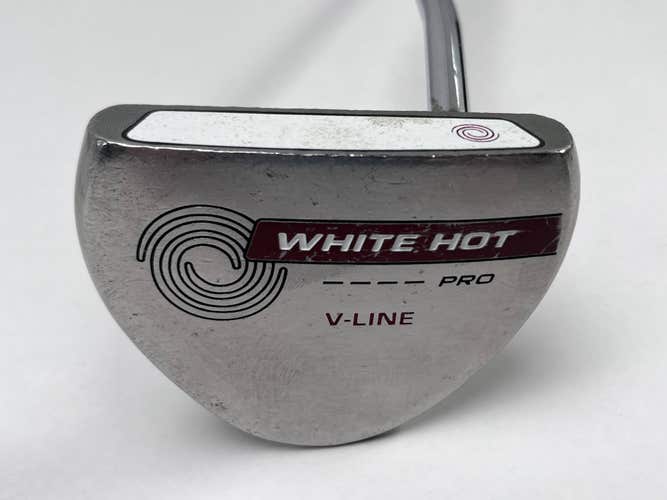 Odyssey White Hot Pro V-Line Putter 33" SuperStroke Pistol 2.0 Mens RH