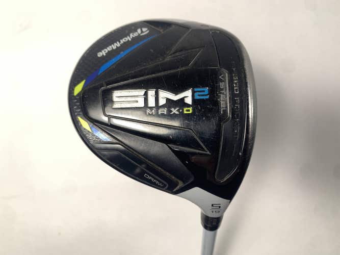 TaylorMade SIM2 MAX-D 5 Fairway Wood 19* Fujikura Air Speeder 45g Senior RH
