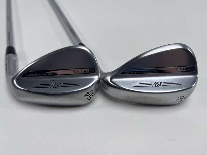 Titleist Vokey SM10 Tour Chrome Wedge Set 54* 12 58* 14 Vokey Steel Mens RH