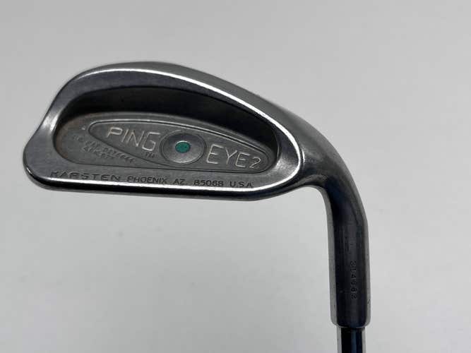 Ping Eye 2 Pitching Wedge PW Green Dot Karsten ZZ-Lite Regular Steel Mens RH