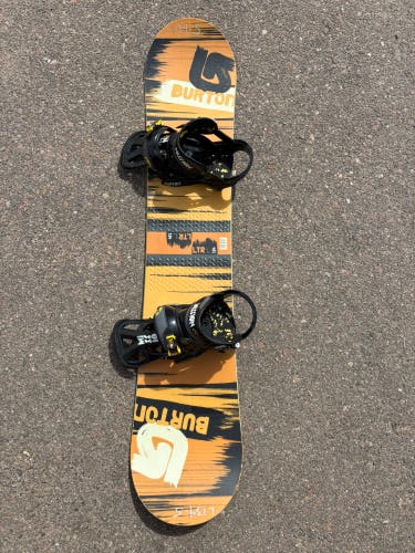 Kid's Burton LTR 134 Snowboard | Burton Mission Smalls Small Bindings (Used)