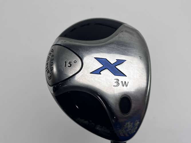 Callaway X 3 Fairway Wood 15* Uniflex Steel Mens RH