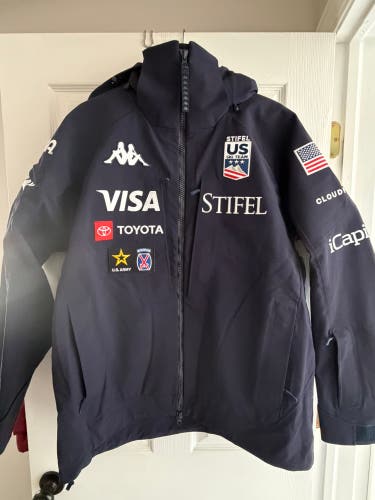 US Ski team 25/26 season Kappa Jacket. navy jacket Blue Unisex Adult Large Jacket (New)