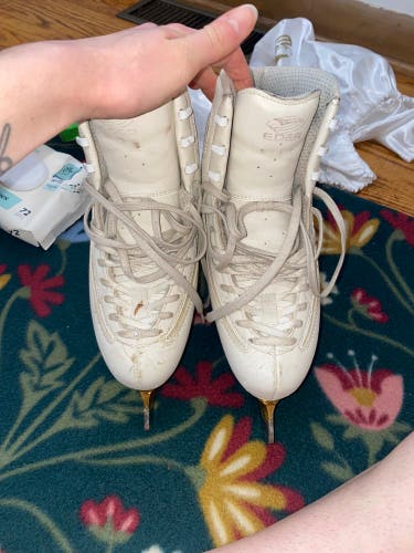 Edea Ice Fly size 245 with Paramount Gold Seal blades