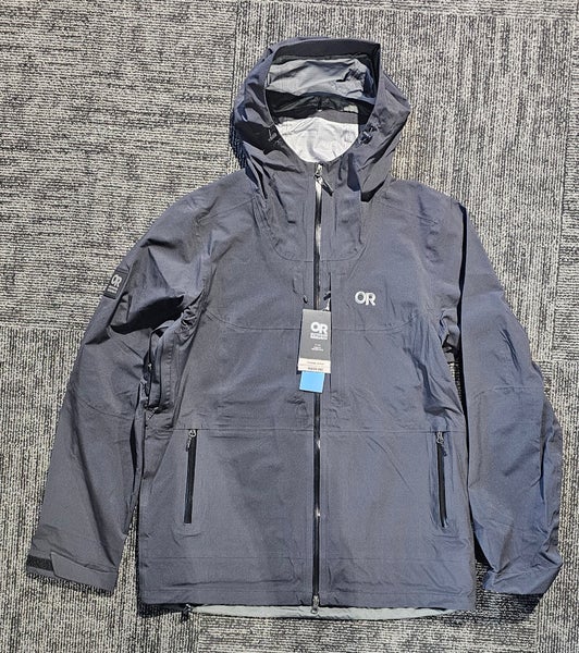 New Outdoor Research Snowcrew Ski Jacket Mens 2XLarge Black