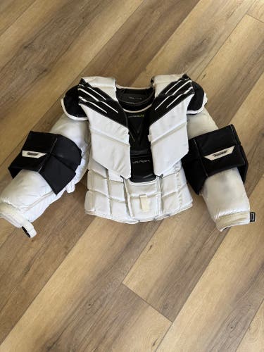 Large Bauer Hyperlite Goalie Chest Protector Pro Stock (Used)