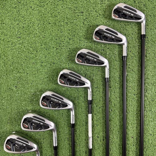 Cobra LTDx One Length Iron Set 5-PW GW KBS PGI 65g Senior A Flex 37
