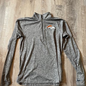 Nike Dri Fit Denver Broncos Wonen’s Quarter Zip-Medium