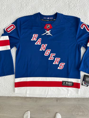 New York Rangers Fanatics Home Breakaway Player Jersey - Blue, Large, Chris Kreider #20