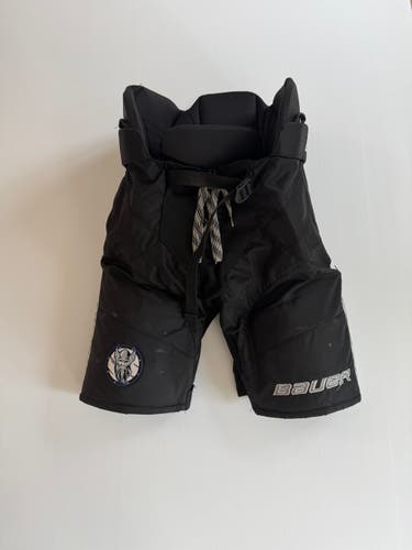 Used Large Bauer Nexus Custom Pro Pro Stock Hockey Pants - Black/White