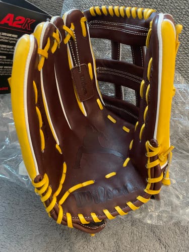 Wilson A2K JS22 Juan Soto Model LH Outfield Baseball Glove 12.75" (New)