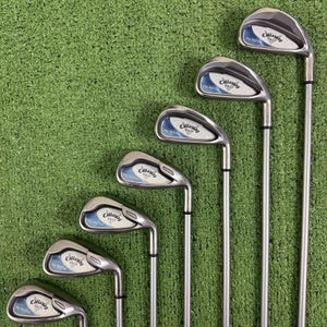 Callaway Big Bertha 2008 Iron Set 5-PW SW 55g Ladies Womens Flex Graphite