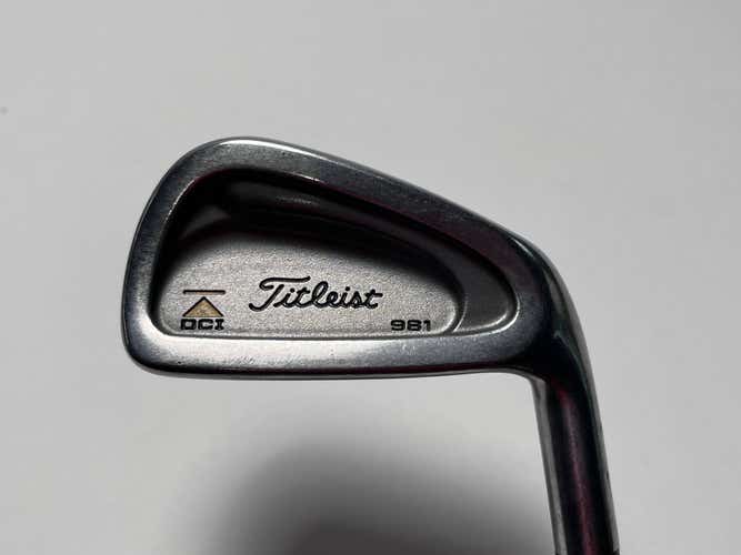 Titleist DCI 981 Single 4 Iron Select Stiff Graphite Mens RH Midsize Grip