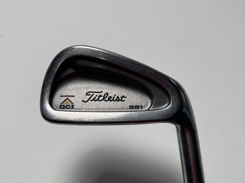 Titleist DCI 981 Single 4 Iron Select Stiff Graphite Mens RH Midsize Grip
