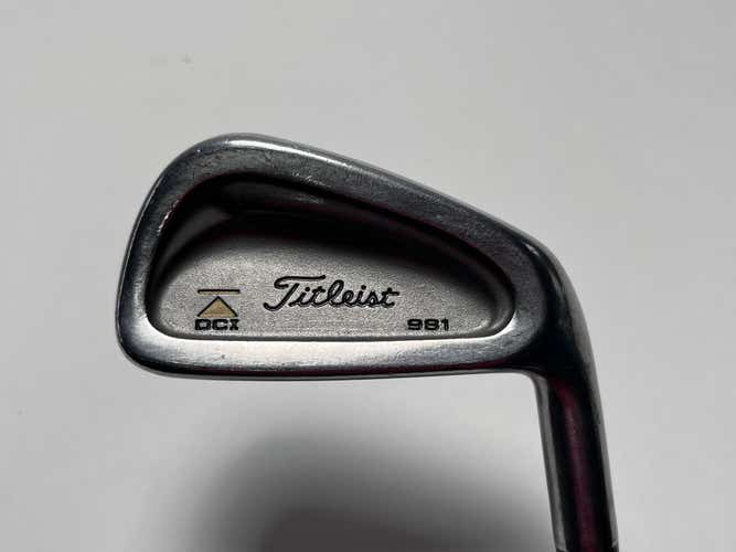 Titleist DCI 981 Single 5 Iron Select Stiff Graphite Mens RH Midsize Grip