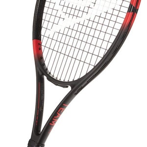 Dunlop Sports Team 285 Pre-Strung Tennis Racket, Black/red