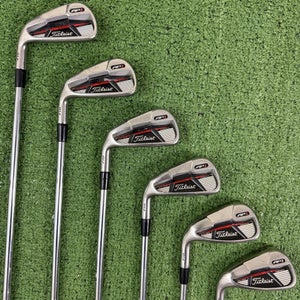 Titleist AP1 710 Iron Set 4-9 NS Pro 105T Stiff Flex Left Handed +1/2 Long