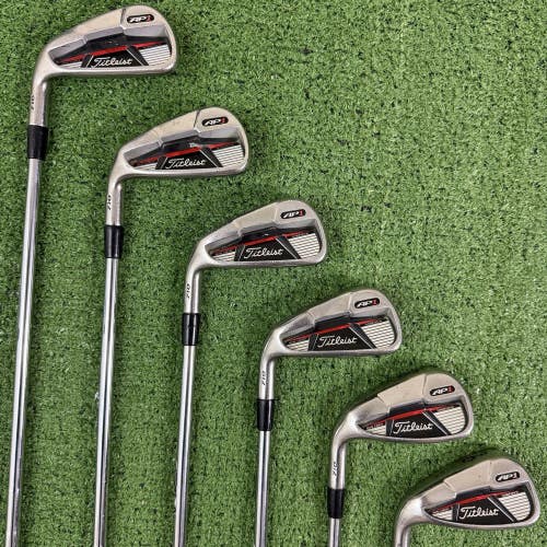 Titleist AP1 710 Iron Set 4-9 NS Pro 105T Stiff Flex Left Handed +1/2 Long