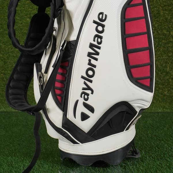 TaylorMade Premium R9 Stand Golf Bag Black/White/Red 8-Way Divider