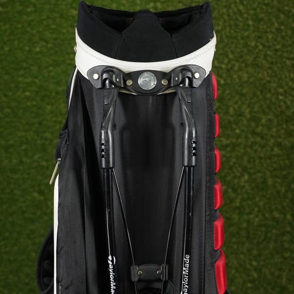 TaylorMade Premium R9 Stand Golf Bag Black/White/Red 8-Way Divider