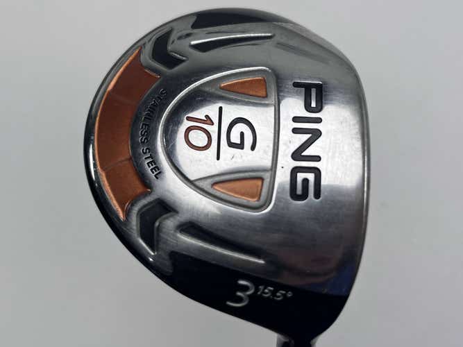 Ping G10 3 Fairway Wood 15.5* TFC 129 F Stiff Graphite Mens RH