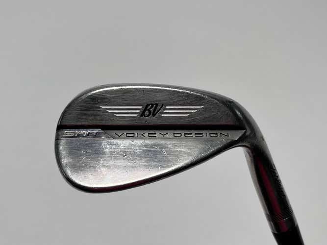 Titleist Vokey SM8 Brushed Steel Wedge 52* 8 Bounce F-Grind Wedge Steel Mens RH