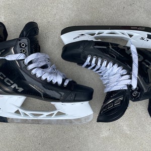 Black 2025 CCM XF Pro Hockey Skates Wide Width 12 (Used)