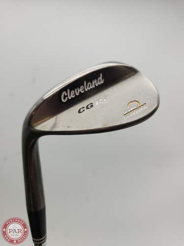 LEFTY 2010 CLEVELAND CG15 WEDGE 52*/10 WEDGEFLEX TRACTION  35.5" VERYGOOD