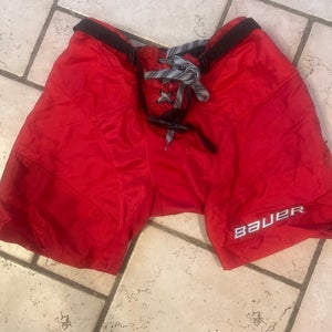 (Used) Junior Large Bauer Nexus Pant Shell Red