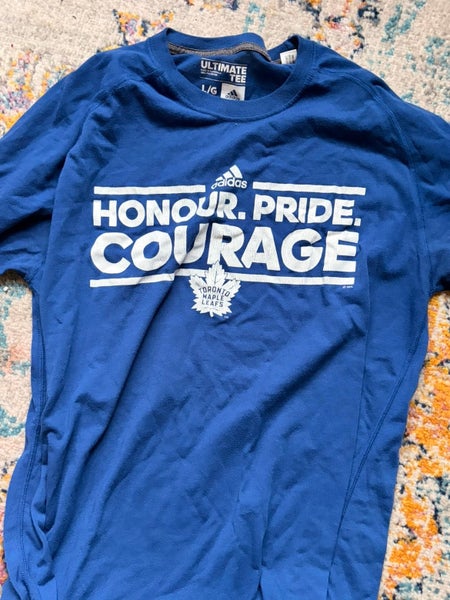 Blue Large Men's Toronto maple leafs Adidas Shirt (Used)