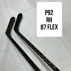 Senior(2x)Right P92 87 Flex ProBlackStock™ Unbranded Blackouts Pro Stock Nexus Hockey Sticks