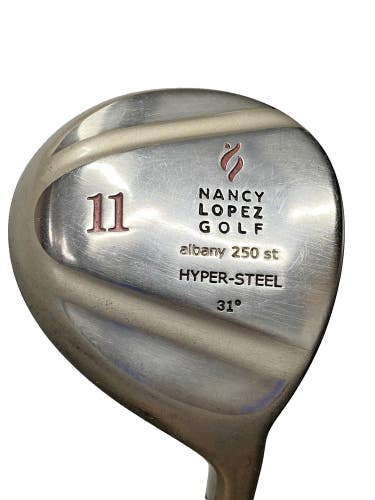 Nancy Lopez Albany 250 St 11 Wood 31* RH Ladies Graphite 40" New Velvet Grip