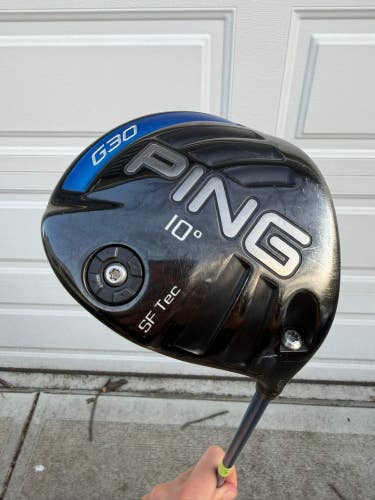 Ping G30 SF Tec Driver 10 Prolaunch Blue 65 Regular Flex 45.25 +HC NICE