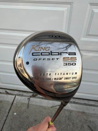 Cobra SS 350 Offset Driver 9 Aldila HM Tour Stiff Flex 44.75 +HC
