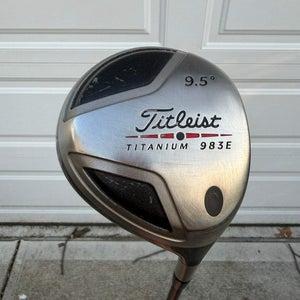 Titleist 983 E Driver 9.5 Graphite Design YS-6 Stiff Flex 44.75 +HC