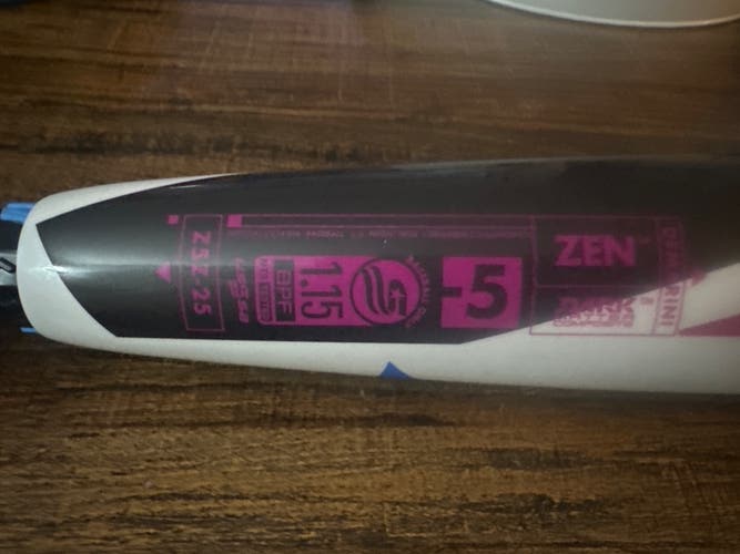2025 DeMarini CF Zen Composite USSSA Certified Bat (-5) 27 oz 32" (Used)