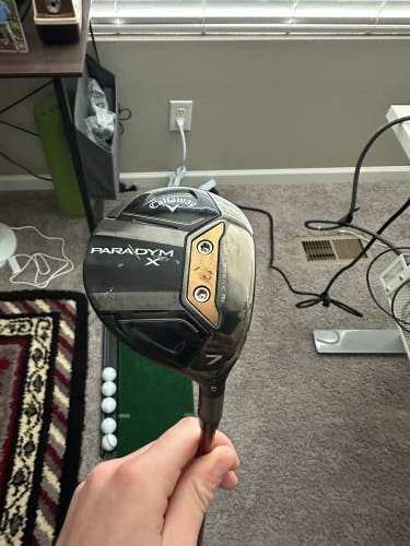 Men's 2023 Callaway Paradym X Right Handed Fairway Wood Stiff Flex 7 Wood (Used)