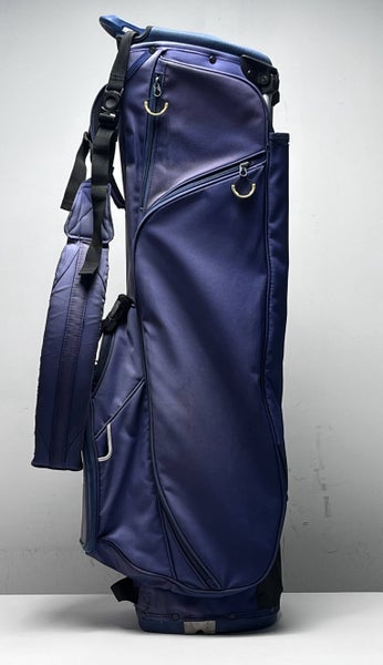 TaylorMade Lightweight Stand Bag Blue 4-Way Divide Single Strap Golf Bag