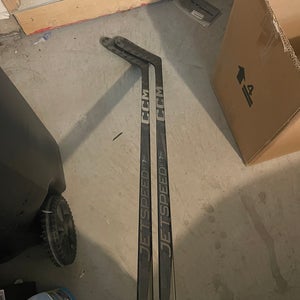 Senior CCM JetSpeed FT7 Pro Left Hand Hockey Stick P28M 85 Flex Pro Stock (Used)