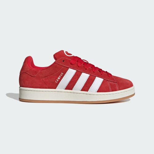Adidas Campus 00s H03474 Sneakers Men's US 9 Red Leather Lifestyle Shoes RHS4961