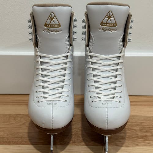 Jackson Ultima Mystiques JS1490 Ladies Women White Figure Ice Skates Size 6