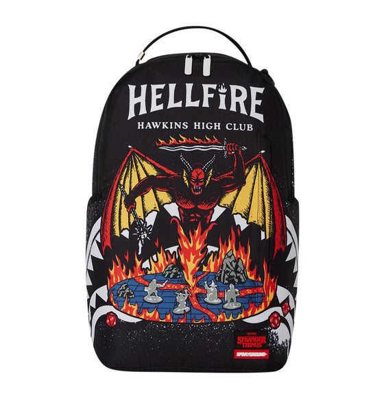 Sprayground Stranger Things Hellfire B6998 Unisex Multicolor Backpack FLBP013
