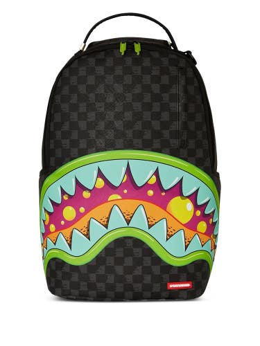 Sprayground Slime Takeover Backpack Unisex Black Multi Limited Edition Bag SGB41