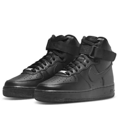 Nike Air Force 1 High DD9624-001 Sneakers Women 7.5 Black Lifestyle Shoes DDK897