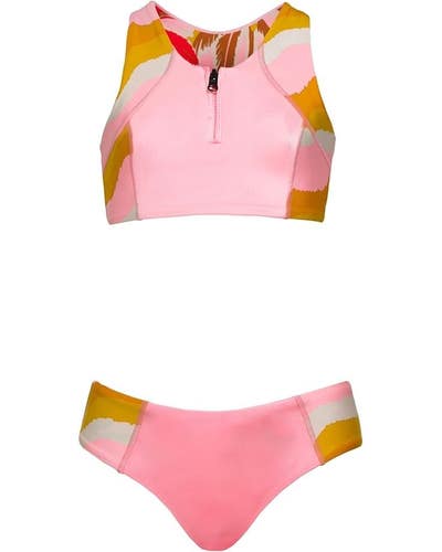 Maaji Candi Bikini Set Girls 14 Orchid Pink Stretch Racerback Pullover BUU1037