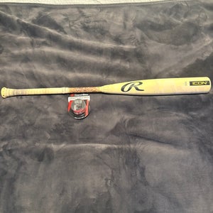 2025 Rawlings Icon Composite BBCOR Certified Bat (-3) 30 oz 33" (Used)